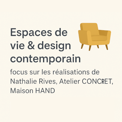 Espaces de vie & design contemporain à Lyon : trois signatures inspirantes